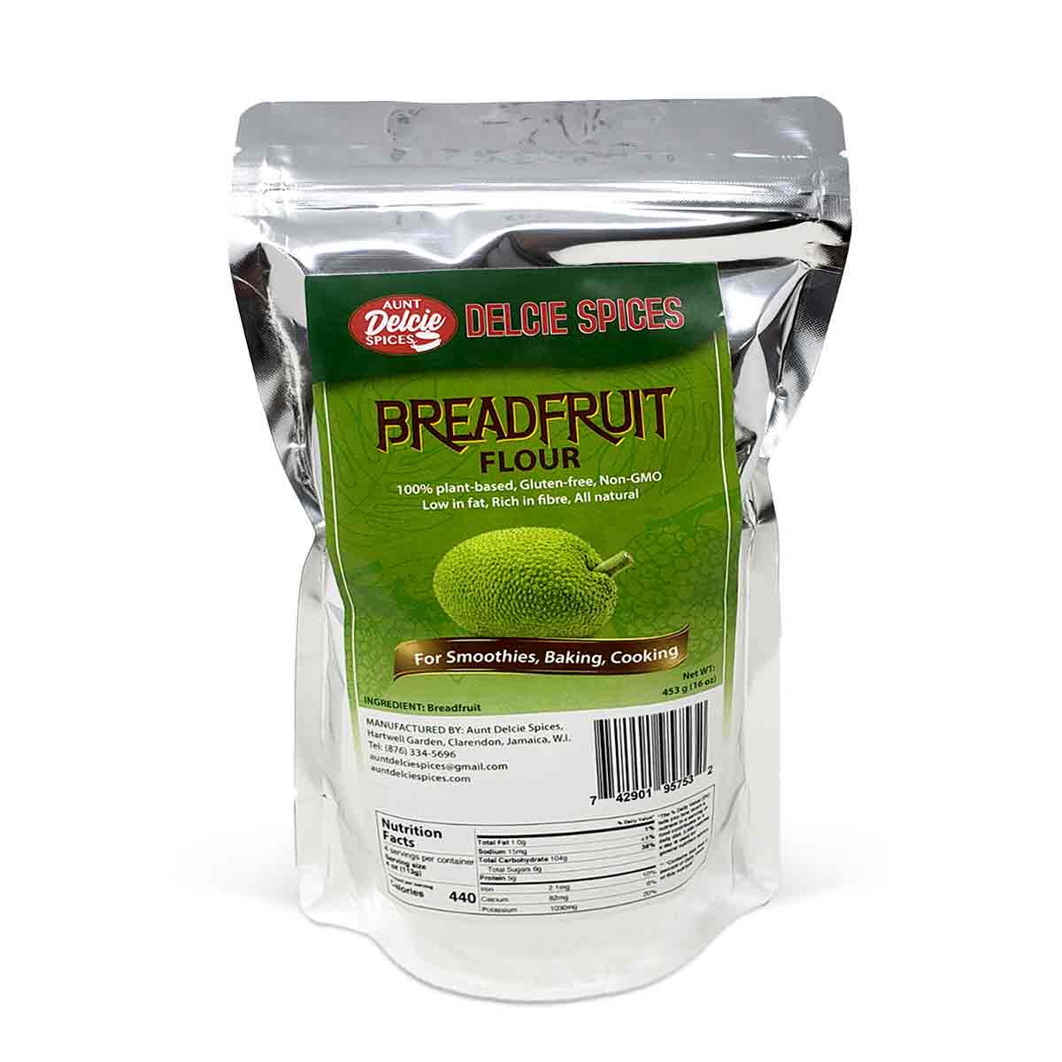 Aunt Delcie Breadfruit Flour, 16oz